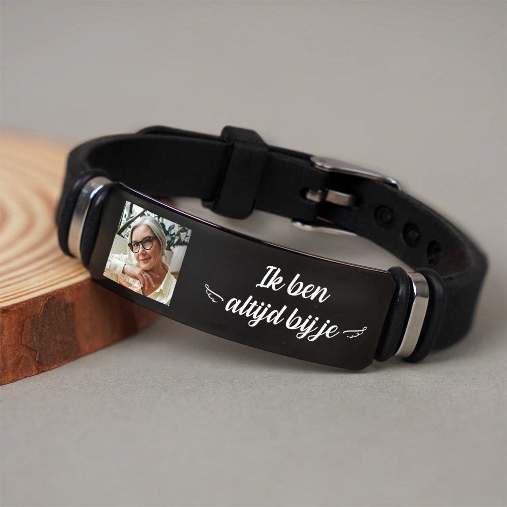 Ik ben altijd bij je - Fotoarmband