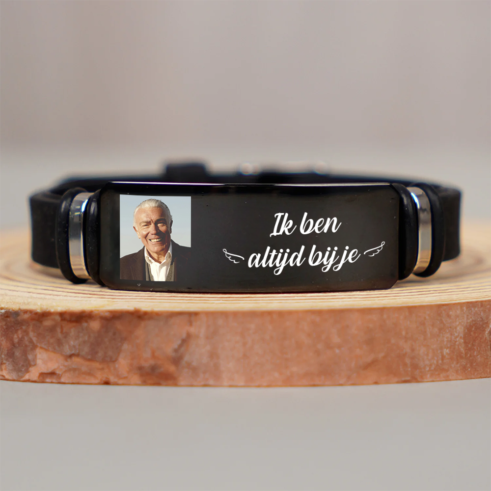 Ik ben altijd bij je - Fotoarmband