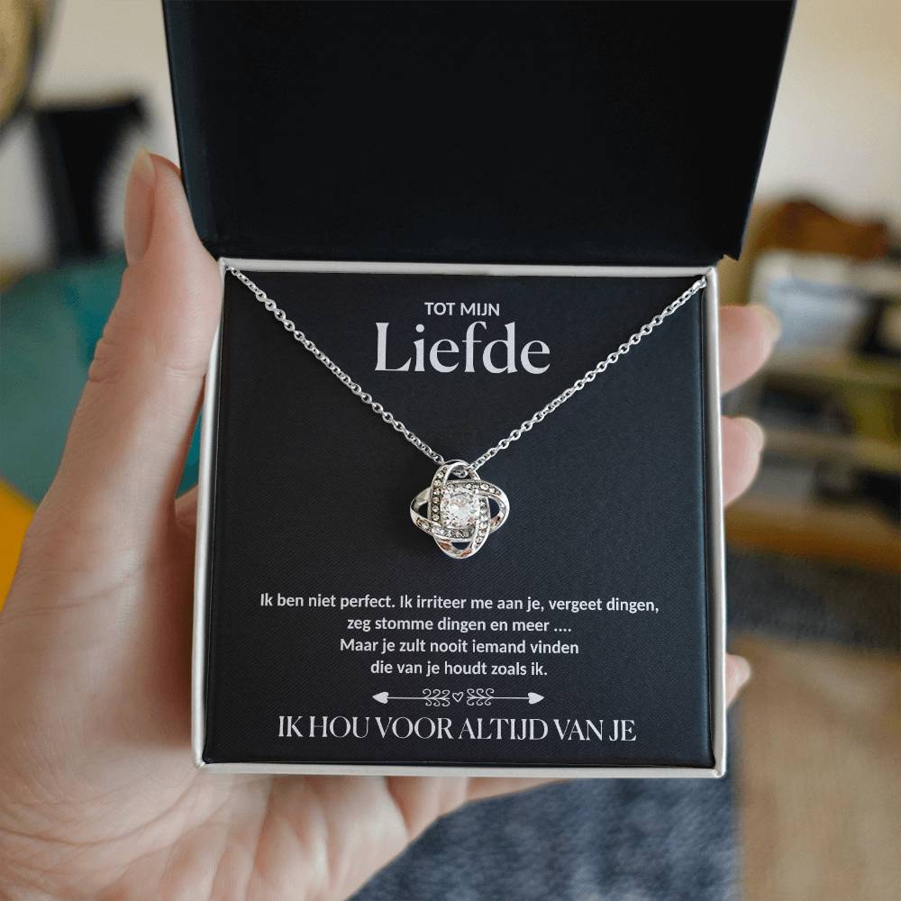 Aan Mijn Liefde - Ketting met liefdesknoop