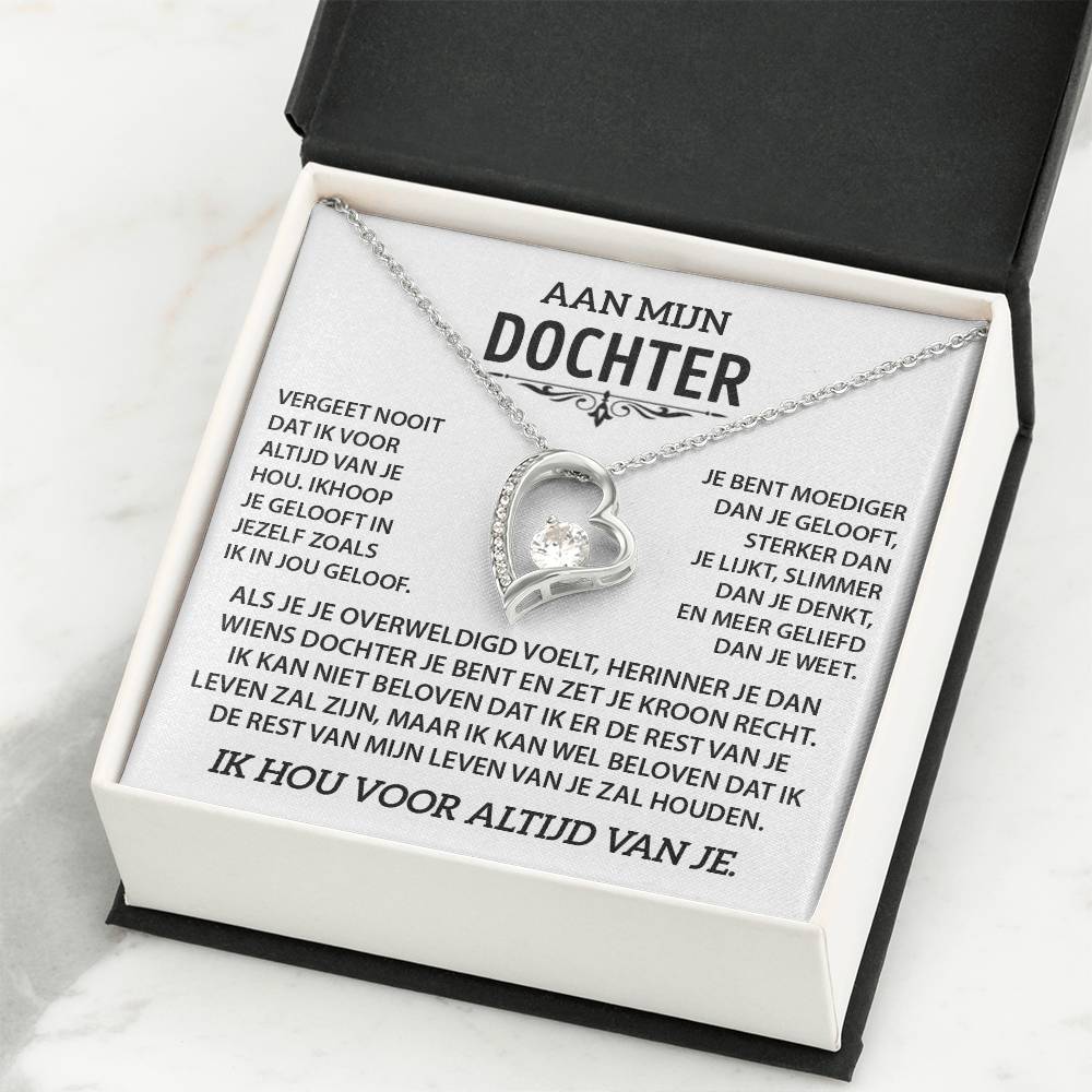 Aam mijn Dochter - Hart ketting