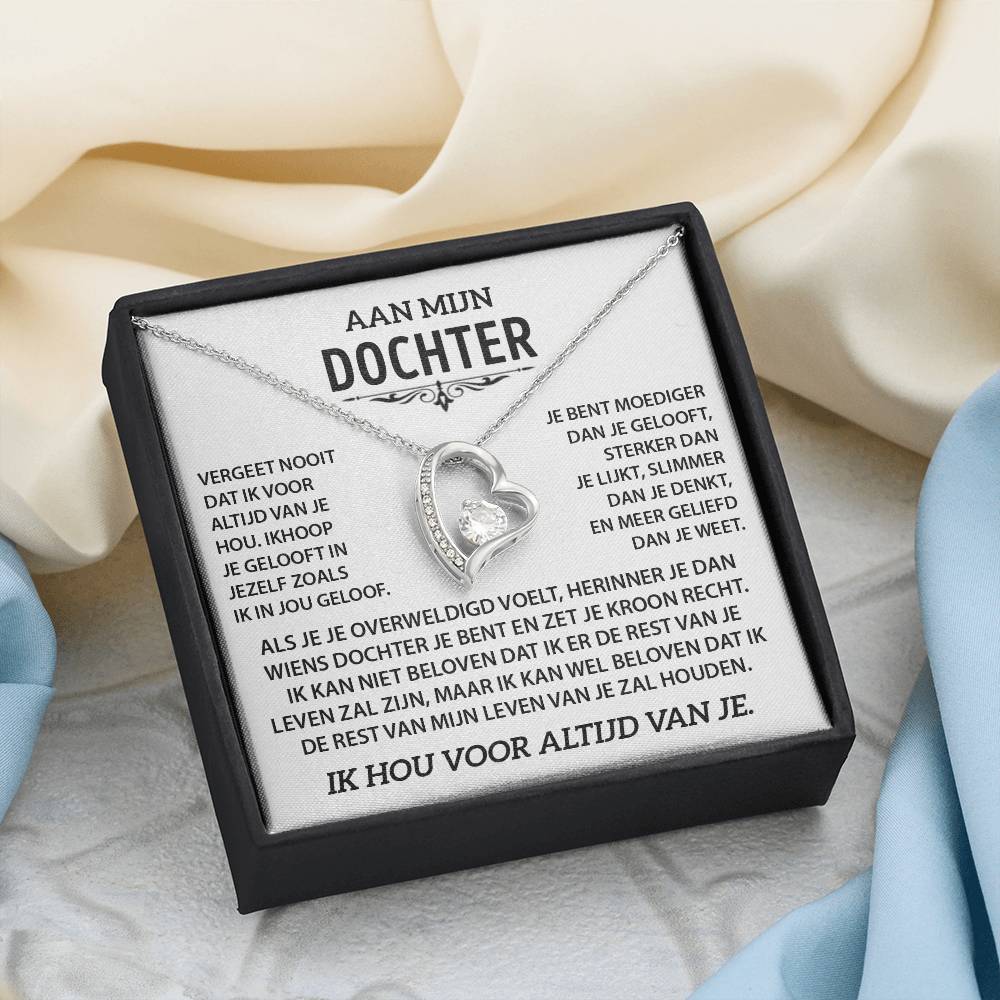 Aam mijn Dochter - Hart ketting