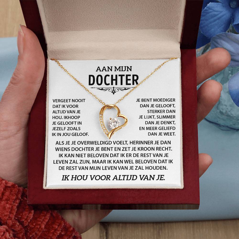 Aam mijn Dochter - Hart ketting