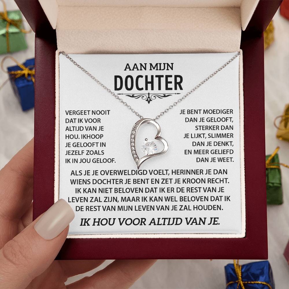 Aam mijn Dochter - Hart ketting