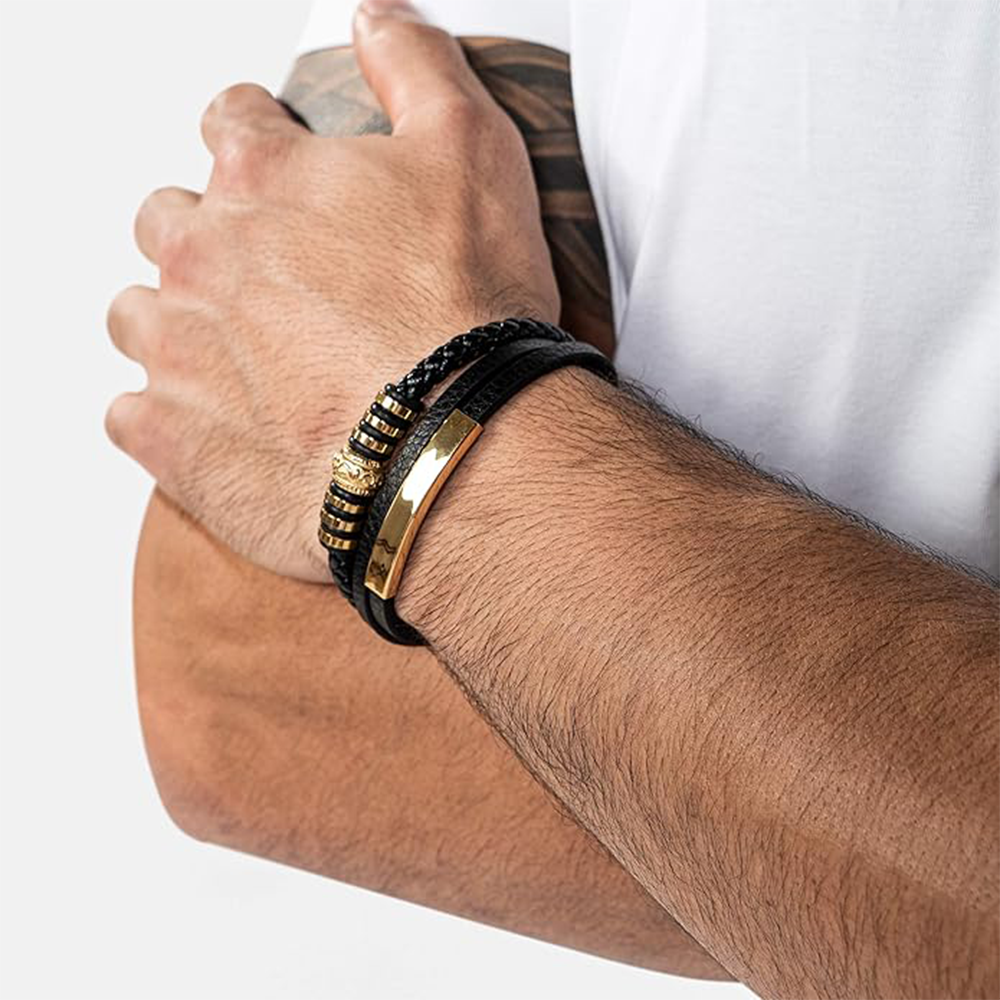 “Vergeet nooit hoeveel ik van je hou” - Armband voor zoon